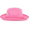 Western hat with pompoms, Pink - Hats - 2