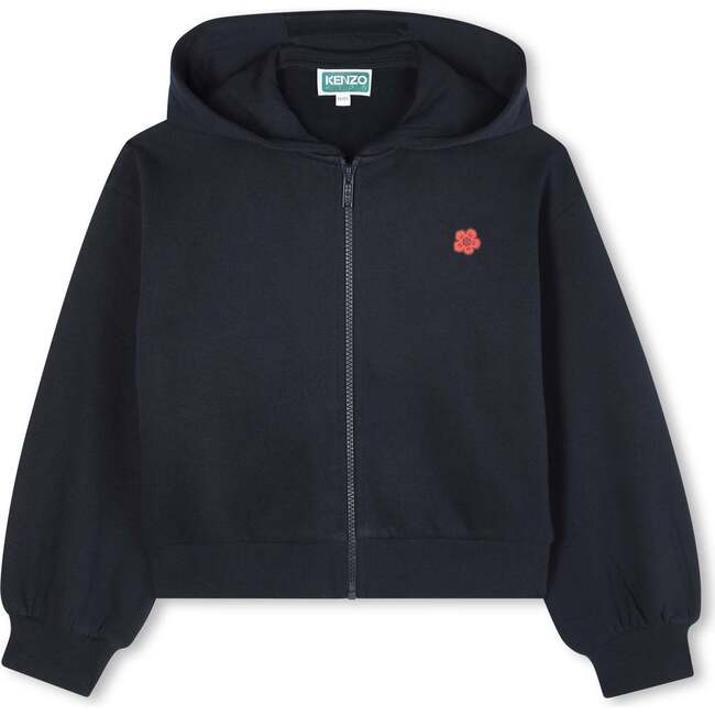 Girls Boke Flower Tracksuit, Navy Blue - Jumpsuits - 3