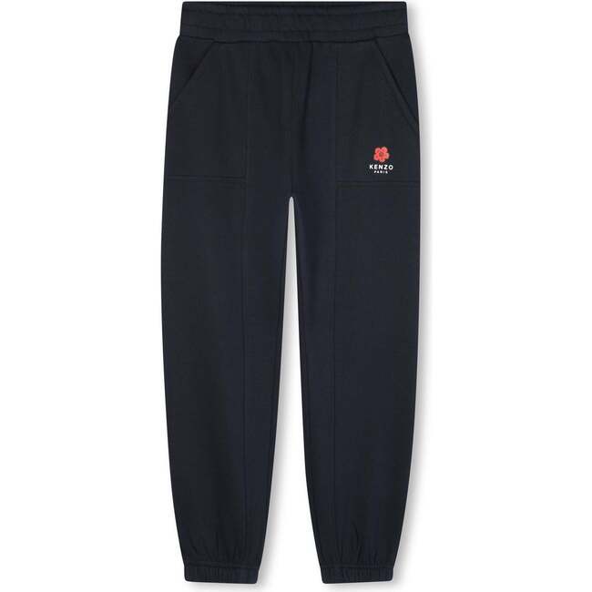 Girls Boke Flower Tracksuit, Navy Blue - Jumpsuits - 4