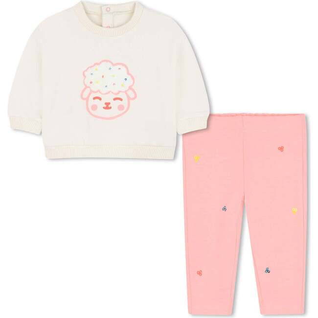 Sweatshirt and leggings set, Pink