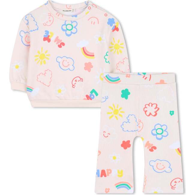 Sweatshirt and pants set, Pink