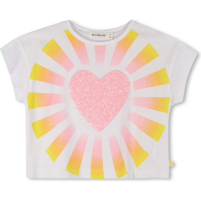 Short-sleeved T-shirt, White