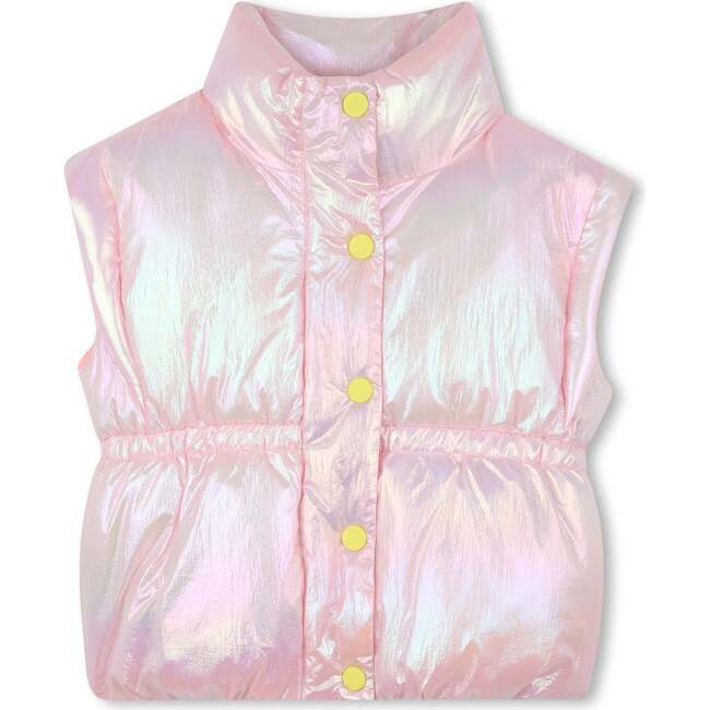 Sleeveless down jacket, Pink