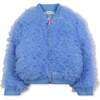 Ruffled jacket, Blue - Jackets - 1 - thumbnail