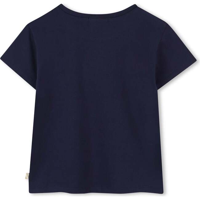 Short-sleeved T-shirt, Navy - T-Shirts - 3