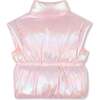 Sleeveless down jacket, Pink - Vests - 4 - thumbnail