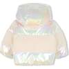 Quilted hooded puffer jacket, Multicolor - Jackets - 3 - thumbnail