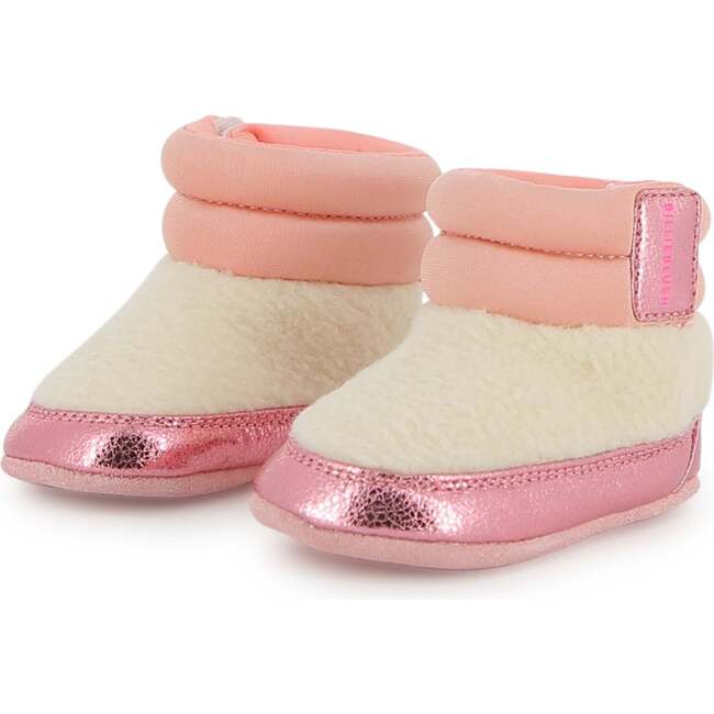 Metallic après-ski Boots, Pink