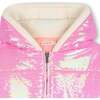 Mid-length down jacket, Pink - Jackets - 3 - thumbnail