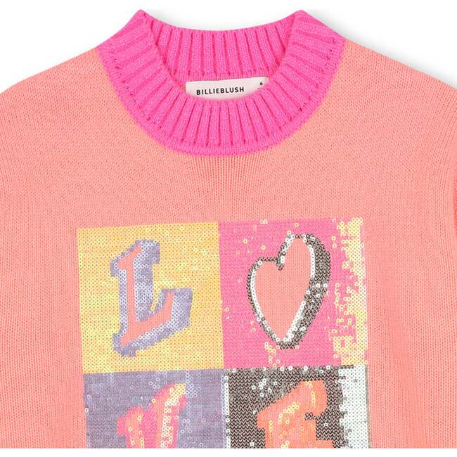 Long sleeve dress, Peach