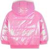 Mid-length down jacket, Pink - Jackets - 4 - thumbnail