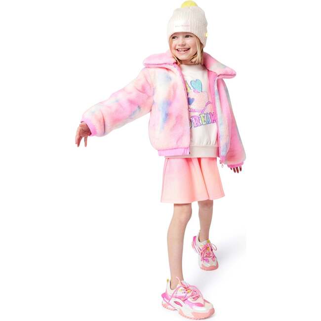 Fleece sweatshirt, Pink