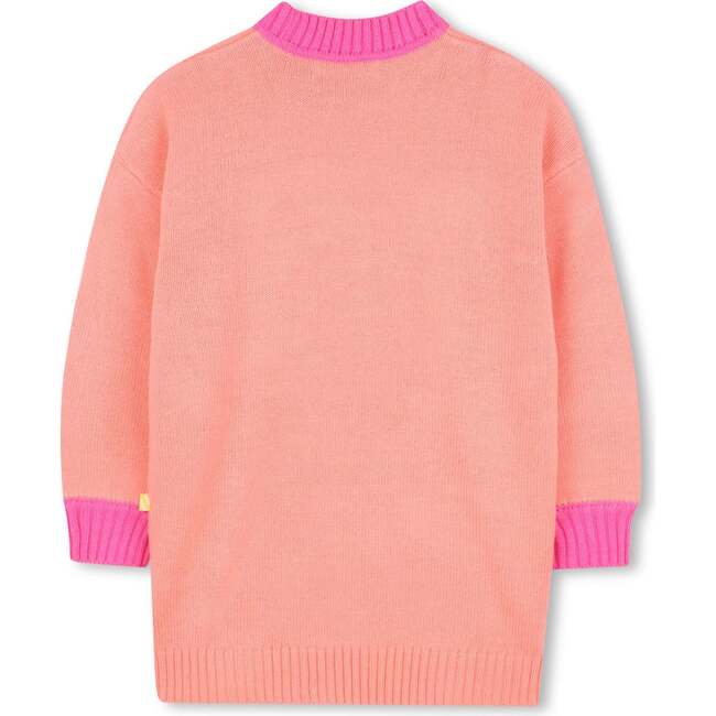 Long sleeve dress, Peach - Dresses - 3