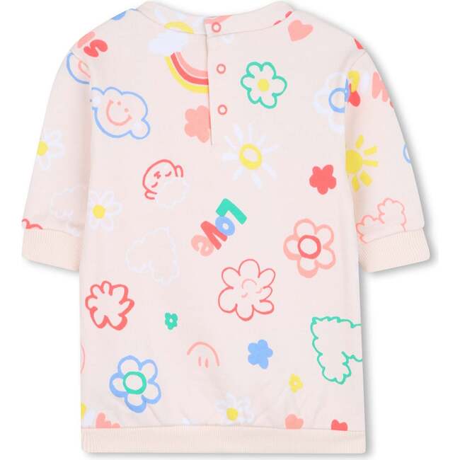 Fleece dress, Pink - Dresses - 3