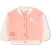 Fleece cardigan, Pink - Fleece & Sherpa Jackets - 1 - thumbnail