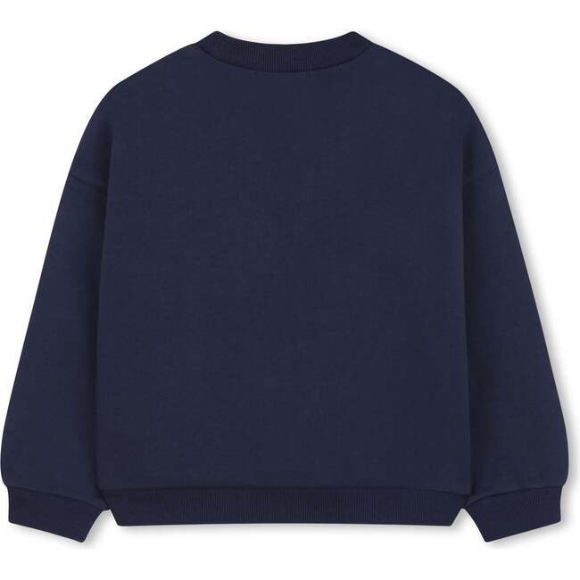 Fleece sweatshirt, Navy - Sweatshirts - 3