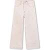 Cotton trousers with hearts, Beige - Pants - 1 - thumbnail