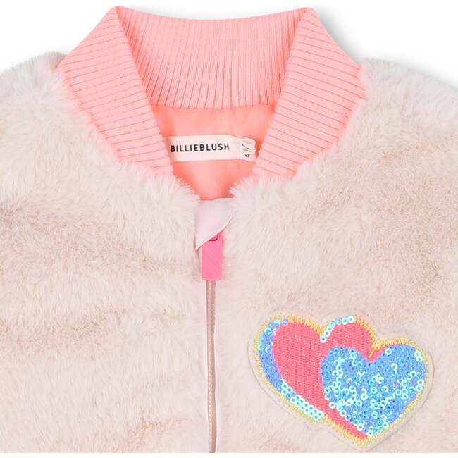 Fleece coat, Pink