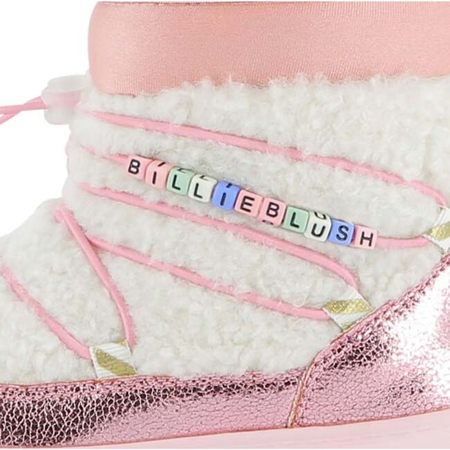 Double après-ski Boots, Metallic Pink - Boots - 3