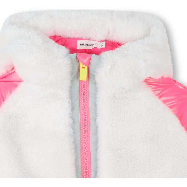 Coat with hood, White - Coats - 3