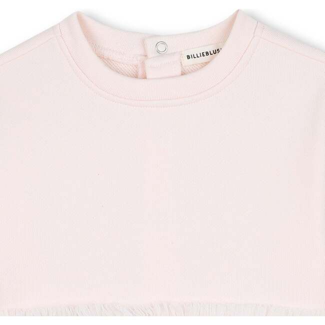 Bi-material dress, Pink