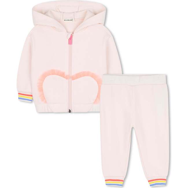 Cardigan and pants set, Pink