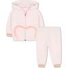 Cardigan and pants set, Pink - Mixed Apparel Set - 1 - thumbnail