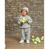 Chunky Tennis Lounge Pants, Pearl Grey - Sweatpants - 3