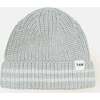 Chunky Tennis Beanie, Pearl Grey Ecru - Hats - 1 - thumbnail