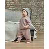 Chunky Tennis Lounge Pants, Ash Rose - Sweatpants - 2