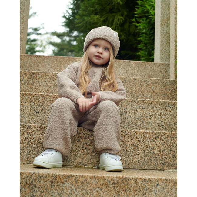 Fuzzy Boxy Sweater, Taupe - Sweaters - 4