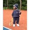 Chunky Tennis Lounge Pants, Navy - Sweatpants - 4