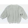 Chunky Tennis Boxy Sweater, Pearl Grey Ecru - Sweaters - 4