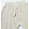 Chunky Tennis Lounge Pants, Ecru - Sweatpants - 4