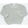 Chunky Tennis Boxy Sweater, Pearl Grey Ecru - Sweaters - 5