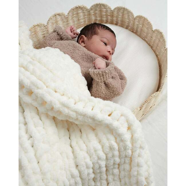 Fuzzy Boxy Sweater, Taupe - Sweaters - 5