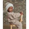 Fuzzy 2-Tone Ribbed Beanie, Taupe - Hats - 6