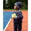 Chunky Tennis Beanie, Navy Pearly Grey - Hats - 2