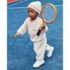 Chunky Tennis Lounge Pants, Ecru - Sweatpants - 6