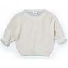Chunky Boxy Sweater, Ecru Pearl Grey - Sweaters - 3
