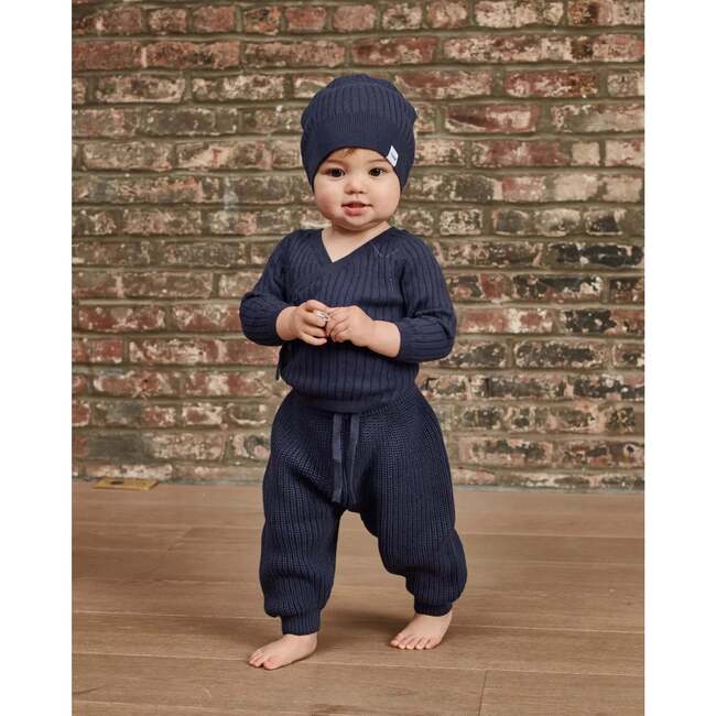 Chunky Tennis Lounge Pants, Navy - Sweatpants - 7