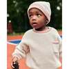 Chunky Tennis Beanie, Ecru Terracotta - Hats - 5