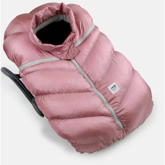 Car Seat Cocoon, Metallic Lilac - Car Seat Accessories - 2