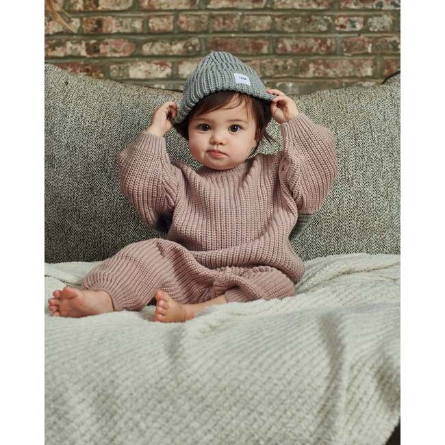 Chunky Beanie, Heather Grey - Hats - 2