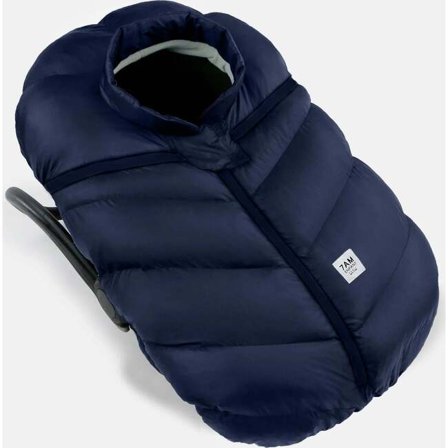 Car Seat Cocoon, Navy - Car Seat Accessories - 2