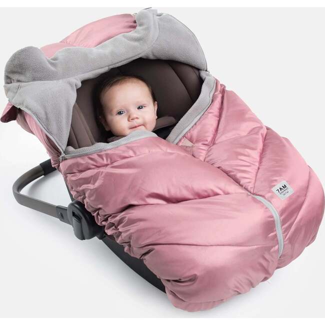 Car Seat Cocoon, Metallic Lilac - Car Seat Accessories - 3