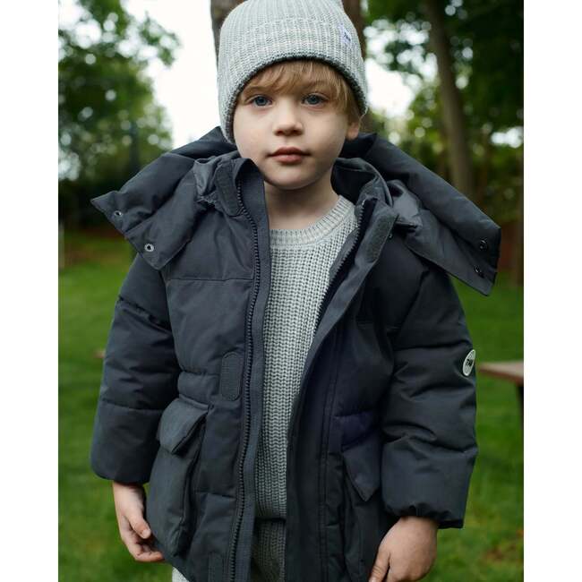 Benji Puffer Jacket, Smokey - Jackets - 2