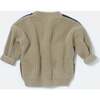 Chunky Boxy Sweater Color Block, Olive Multicolor - Sweaters - 5