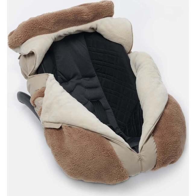 Car Seat Cocoon, Oat Cacao - Car Seat Accessories - 5