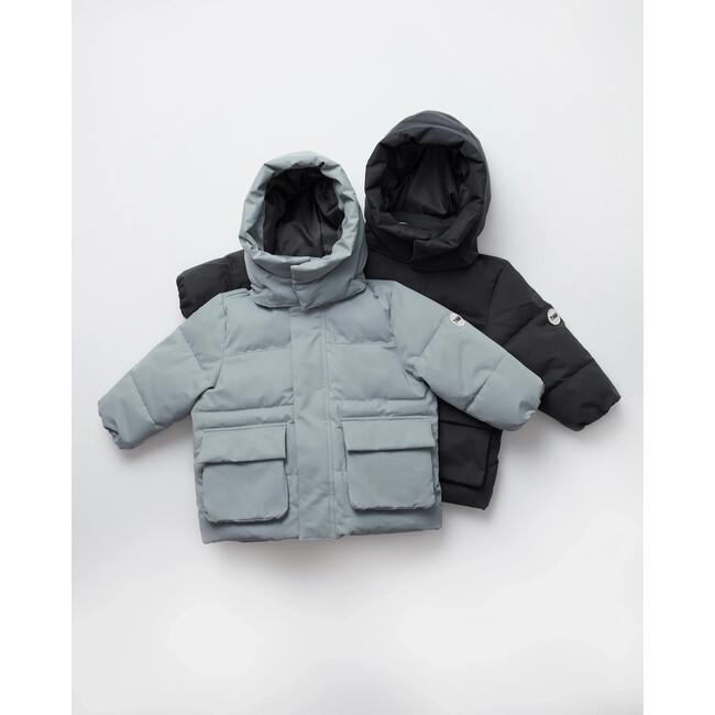 Benji Puffer Jacket, Smokey - Jackets - 4